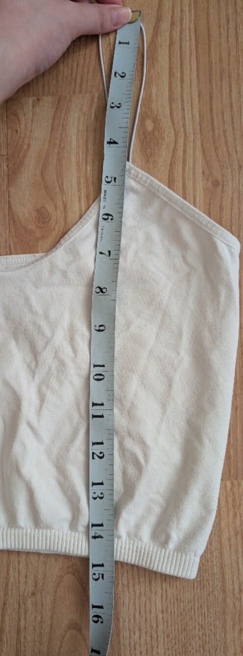 Free People Intimately White Skinny Strap Seamless Brami Size XS/S - Picture 8 of 8